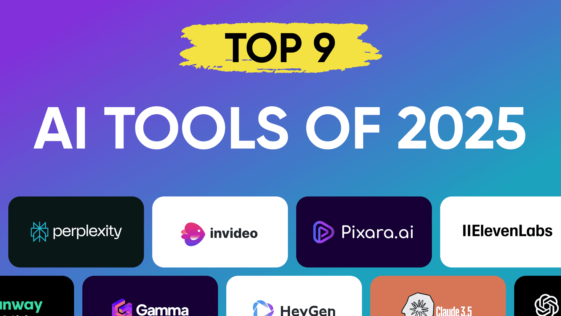 9 Best AI Tools of 2025 That Are Changing Content Creation, Business, and Education