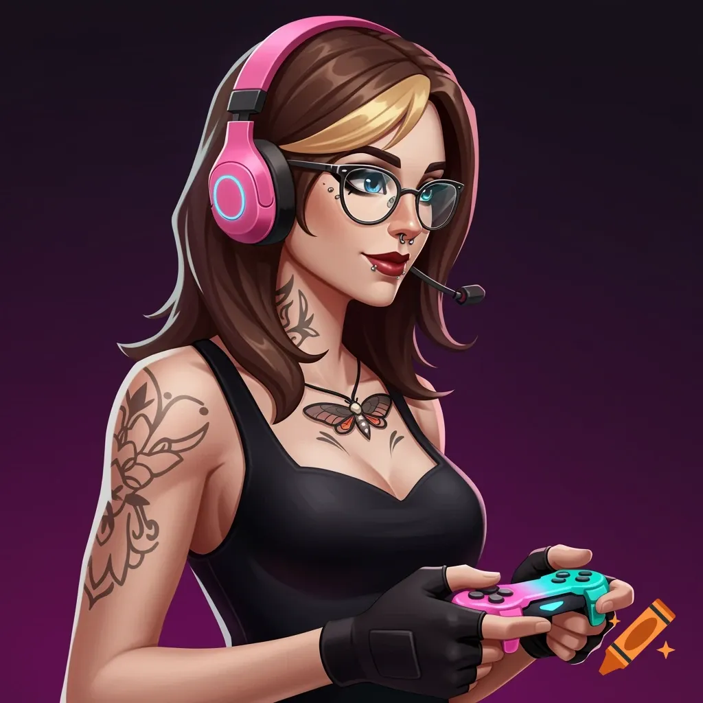 Design AI Gamer Character Portraits