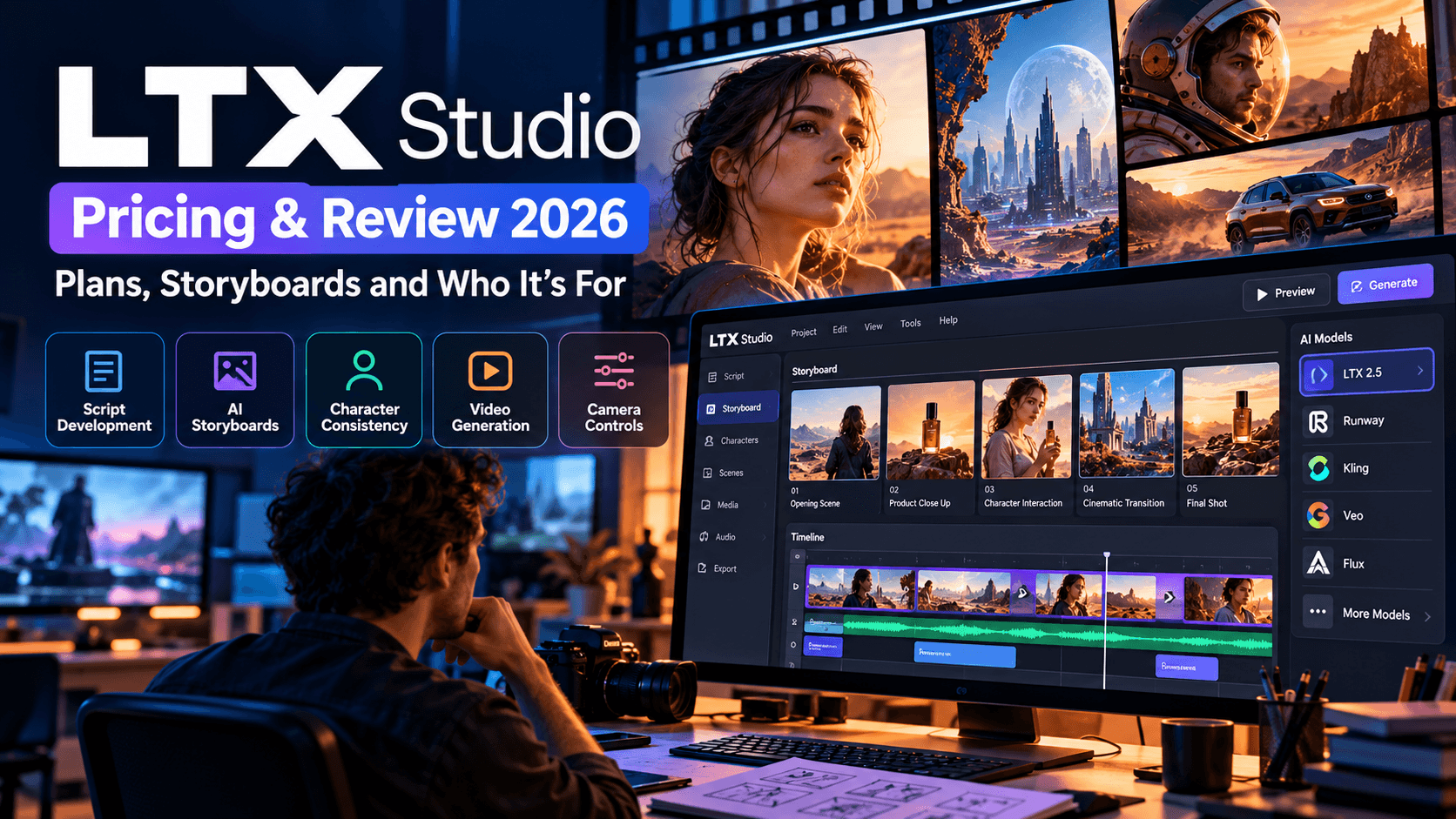 LTX Studio Pricing & Review 2026: Plans, Storyboards and Who It's For